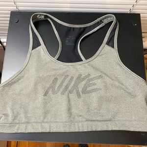 [Nike] Grey & Black Sports Bra